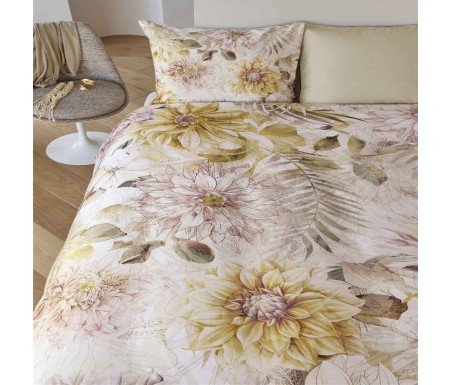 Casabiancheria.it - Parure copripiumino matrimoniale Kardol Solaris in raso di cotone copripiumini essenza home amazon set copri