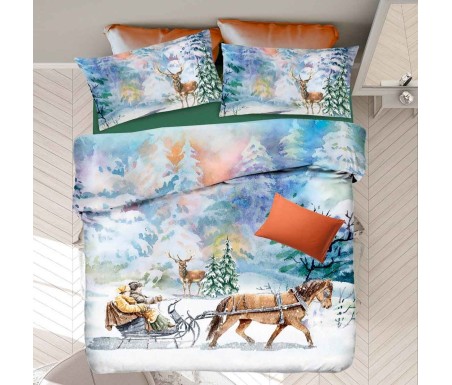 Casabiancheria.it | Parure copripiumino matrimoniale Boemia a stampa digitale copripiumini di cotone amazon copripiumino floreal