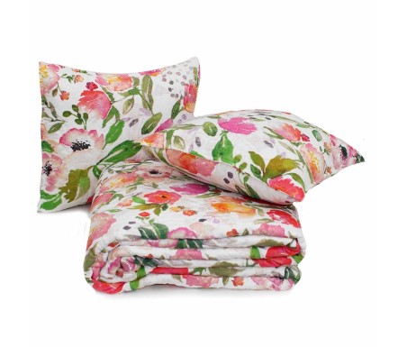 Casabiancheria.it | Copriletto trapuntato singolo GF Ferrari Basic Acquerello + 1 copricuscino trapuntino estivo gianfranco ferr