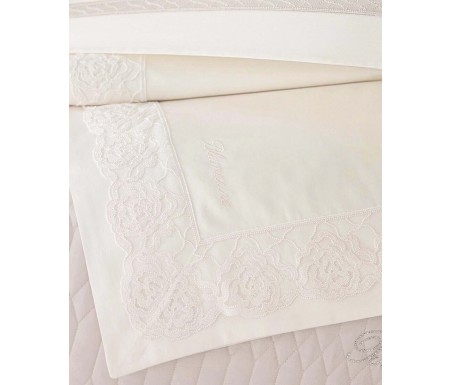 Blumarine Casa Biancheria | Completo lenzuola matrimoniale Blumarine Zaffiro lenzuola blumarine 2019