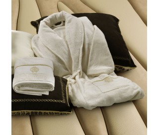 Casabiancheria.it | Accappatoio di spugna Roberto Cavalli Gold New accappatoio roberto cavalli amazon 2