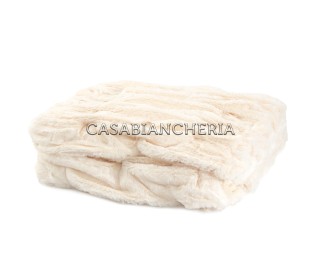 Plaid pelliccia ecologica Bunny, plaid animalier | Casa Biancheria 2