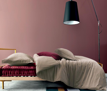 Parure copripiumino GF Ferrari Urban in percalle di cotone tinto in filo