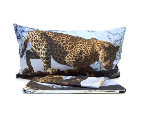 Copripiumino Leopardo a stampa digitlale - Sconti su Casabiancheria
