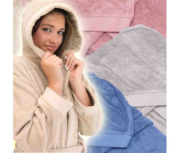 Accappatoio con cappuccio Jolie