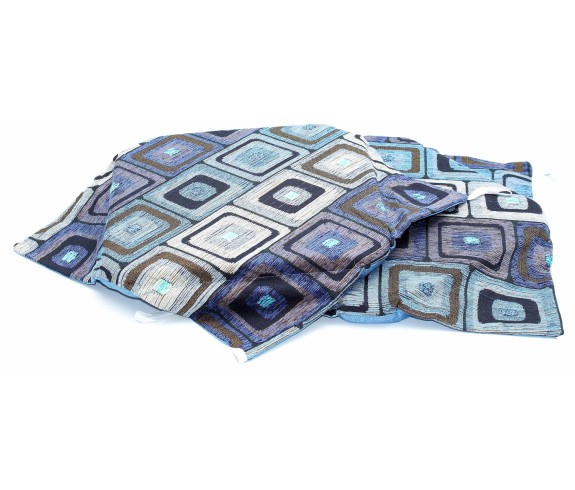 Cuscino da sedia Bottone con cerniera imbottito