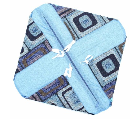 Cuscino da sedia Bottone con cerniera imbottito