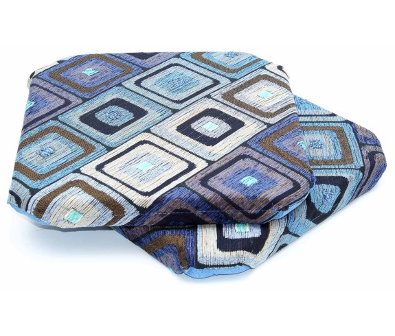 Cuscino da sedia Bottone con cerniera imbottito