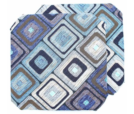 Cuscino da sedia Bottone con cerniera imbottito