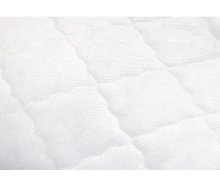 Coprirete imbottito e trapuntato con elastico