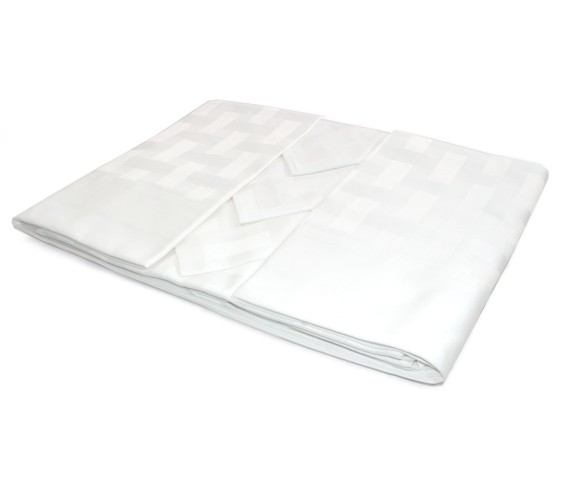 Tovaglia Intrecci in tessuto di raso di cotone 100%