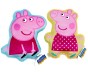 Cuscino sagomato Peppa Pig e George Pig