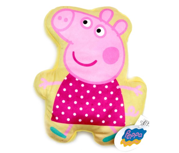 Cuscino sagomato Peppa Pig e George Pig