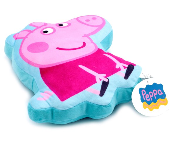 Cuscino sagomato Peppa Pig e George Pig