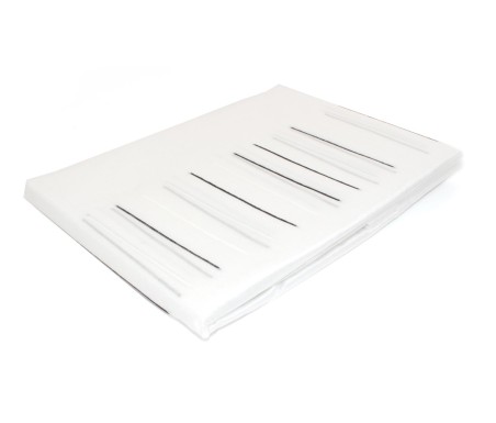 Pannello tenda La Riga ricamato misura 140x280 cm