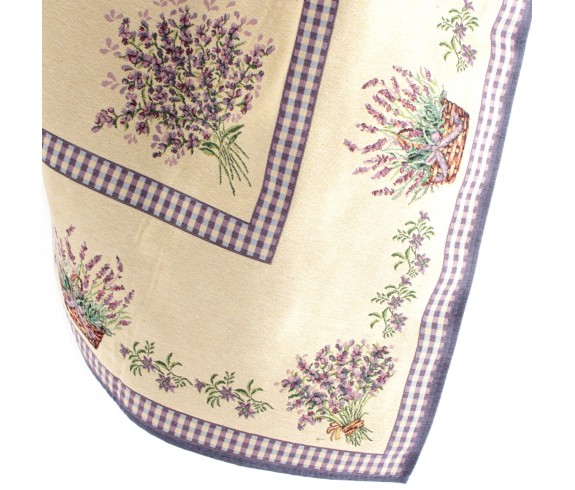 Copritavolo Lavanda in robusto tessuto gobelin Made in Italy
