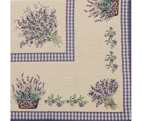 Copritavolo Lavanda in robusto tessuto gobelin Made in Italy