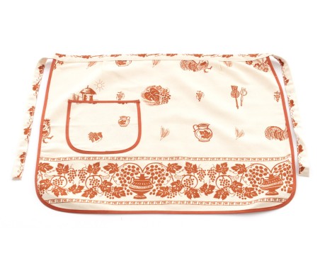 Casa Biancheria | Grembiule cucina Romagna Mia Ruggine grembiuli stampa romagnola