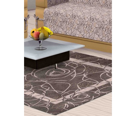 Tappeto Ghirigoro in morbida ciniglia con antiscivolo