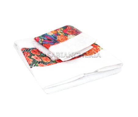 Coppia asciugamani Martinez di Melli Mello | Casabiancheria