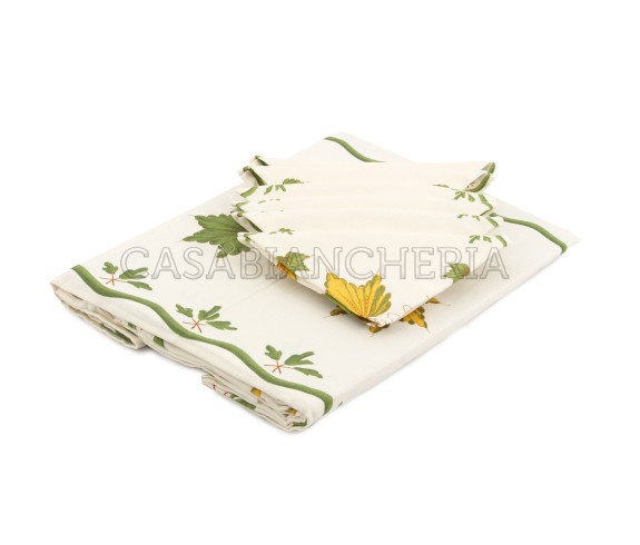 Tovaglia Romagnola Foglie - Casabiancheria.it