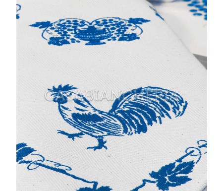 Tovaglia romagnola Blu - Stampe romagnole su Casabiancheria