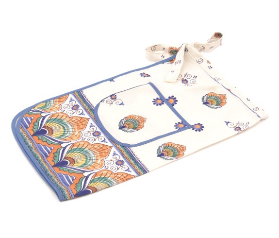 Casa Biancheria | Grembiule cucina Pavona grembiuli romagnoli vita o pettorina