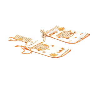 Casa Biancheria | Grembiule cucina Melograno grembiuli romagnoli vita o pettorina