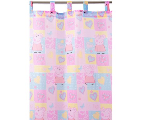 Pannello tenda Peppa Pig in poliestere