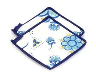 Set cucina Stampa Romagnola Melograno Blu  - Casabiancheria.it 2