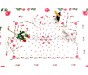 Tovaglia Rose Rosse, tovaglia con tovaglioli stampe romagnole | Casa Biancheria