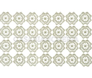 Tenda a metraggio altezza 120 cm Macramè Tirolese | Casa Biancheria 2