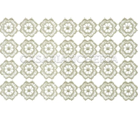 Tenda a metraggio altezza 120 cm Macramè Tirolese | Casa Biancheria