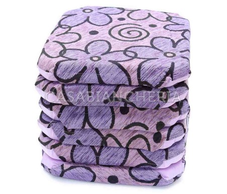 Cuscino da sedia Flora  con cerniera imbottito