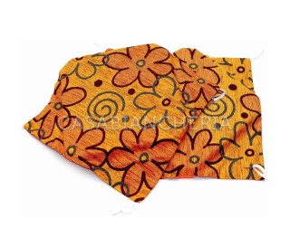 Cuscino da sedia Flora  con cerniera imbottito