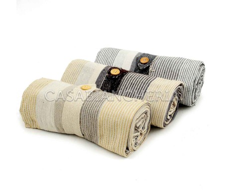 Casa Biancheria | Copritutto Bali, copriletto o copridivano rigati