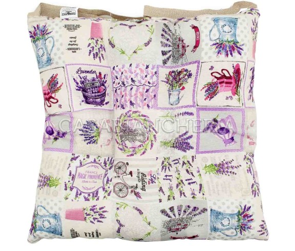 Casa Biancheria | Cuscino sedia piumotto Lavanda cuscini da sedia cucina