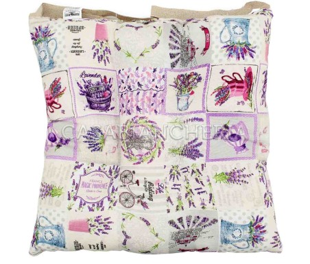 Casa Biancheria | Cuscino sedia piumotto Lavanda cuscini da sedia cucina