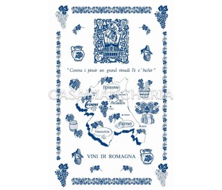Casa Biancheria | Strofinaccio romagnolo Vini di Romagna strofinacci stampa romagnola 2