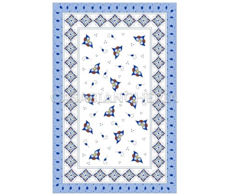 Strofinaccio stampa romagnola palmetta | Casabiancheria