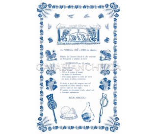 Casa Biancheria | Strofinaccio stampa romagnola Ricette Piadina strofinacci romagnoli 2