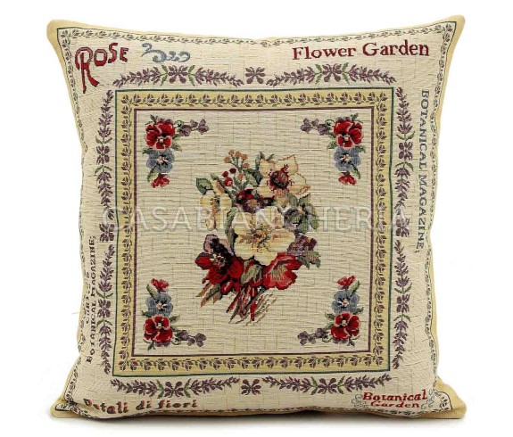 Casa Biancheria | Cuscino arredo di gobelin Garden Flower cuscini decorativi