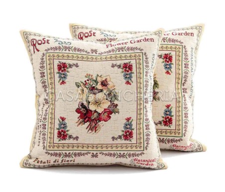 Casa Biancheria | Cuscino arredo di gobelin Garden Flower cuscini decorativi