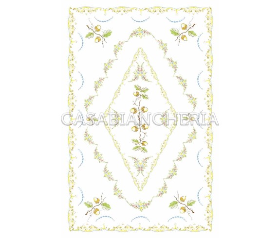 Casa Biancheria | Strofinaccio stampa romagnola Ghiande, strofinacci romagnoli di cotone