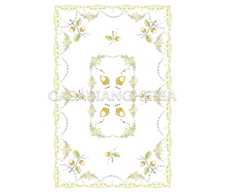 Casa Biancheria | Strofinaccio stampa romagnola Ghiande, strofinacci romagnoli di cotone