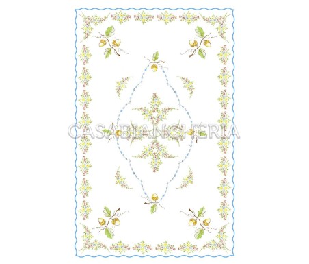 Casa Biancheria | Strofinaccio stampa romagnola Ghiande, strofinacci romagnoli di cotone