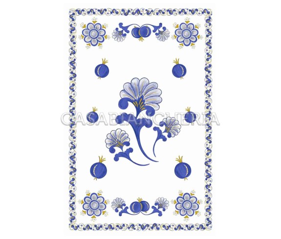 Strofinaccio stampa romagnola Melograno, strofinacci romagnoli | Casabiancheria