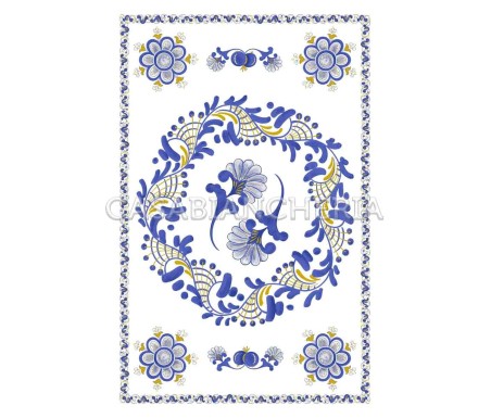 Strofinaccio stampa romagnola Melograno, strofinacci romagnoli | Casabiancheria