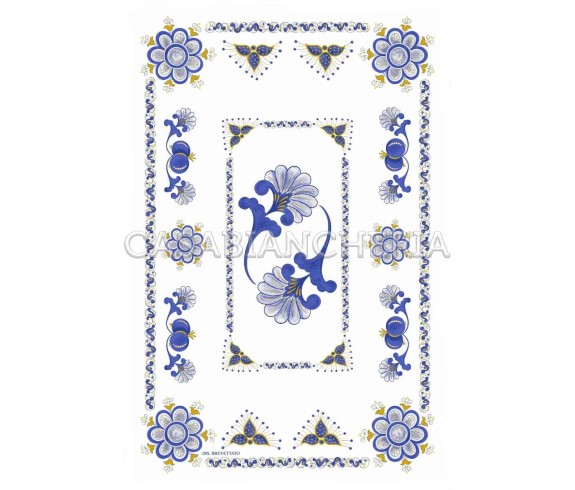 Strofinaccio stampa romagnola Melograno, strofinacci romagnoli | Casabiancheria