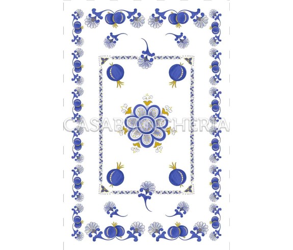 Strofinaccio stampa romagnola Melograno, strofinacci romagnoli | Casabiancheria